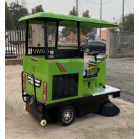 Semi-Enclosed Three-Brush Rotary Brush Industrial Road Sweeper School Station Park Road Pavement Cleaning Machine 3836